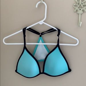 victoria’s secret pink triangle bikini top